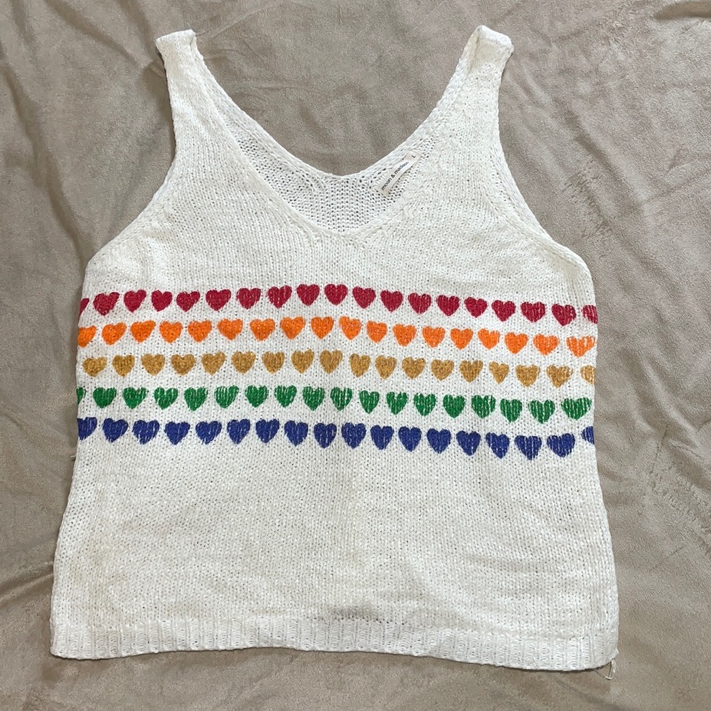 Knitted tank top